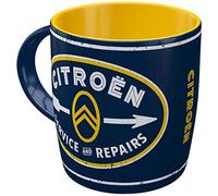 Nostalgic-Art Retro Coffee Mug, Citroen - Service & Repairs - Gift Idea for Car Accessories Fans, Large Ceramic Mug, Vintage Design, 330 ml
