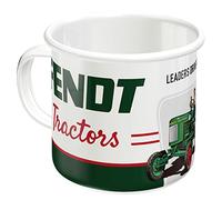 Nostalgic-Art Retro Enamel Mug Fendt - Tractors - Gift Idea for Tractors Fans Camping Mug Vintage Design 360ml