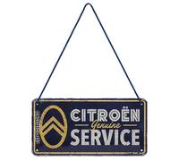Nostalgic-Art Citroen-Service-Gift Idea for Car Fans, Metal, Vintage Design, tin Signs Sayings, 10 x 20 cm