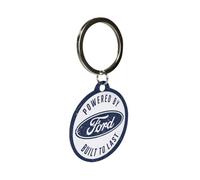Nostalgic-Art Retro keychain, Ø 4 cm, Ford - Built to last - Gift idea for Ford fans, made of metal, vintage design
