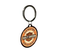 Nostalgic-Art Retro keychain, Ø 4 cm, Harley-Davidson - Genuine Original - Gift idea for bikers, Official License Product (OLP), made of metal, vintage design