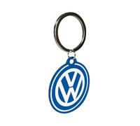 Nostalgic-Art Retro keychain, Ø 4 cm, VW - Logo - VW Bus Gift idea, made of metal, vintage design