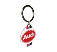 Nostalgic-Art Retro Keyring Diameter 4 cm Audi Logo Gift Idea for Audi Accessories Fans Metal Vintage Design, Vintage design., diameter 4 cm, Retro