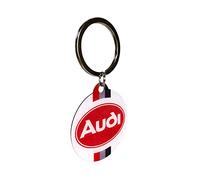 Nostalgic-Art Retro Keyring Diameter 4 cm Audi Logo Gift Idea for Audi Accessories Fans Metal Vintage Design, Vintage design., diameter 4 cm, Retro