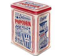 Nostalgic-Art Retro L Popcorn Storage Container - Gift Idea for Diner Fans, Large Tin Coffee Tin 3 L