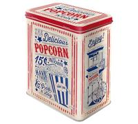 Nostalgic Art Popcorn Storage Container Retro L - Large 3L Tin, Gift for Diner Fans