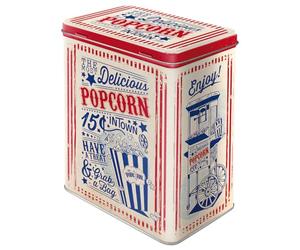 Nostalgic-Art Retro L Popcorn Storage Container - Gift Idea for Diner Fans, Large Tin Coffee Tin 3 L