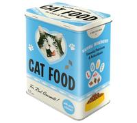 Nostalgic-Art Food-Love Mix-Gift Idea for Cat Owners, Tin with aroma lid, 3 L
