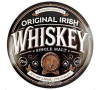 Nostalgic-Art Retro Metal Sign Ø 35 cm Original Irish Whiskey - Gift Idea Bar Accessory Metal Vintage Design