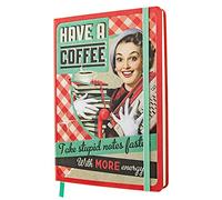 Nostalgic-Art Retro Notebook A5 Have A Coffee - Gift Idea for Nostalgia Fans Bullet Journal Dotted Vintage Design