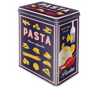 Nostalgic-Art Retro storage tin box L, 3 l, Pasta Variety - Gift idea for the kitchen, large metal coffee tin, vintage design