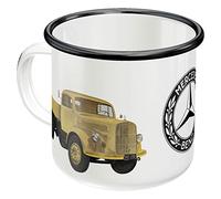 Nostalgic-Art Retro Style Enamel Mug, 360ml, Daimler Truck - Models - Gift Idea for Car Accessories Fans, Camping Cup, Deko Vintage Design