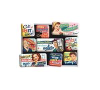 Nostalgic-Art Retro-Style Fridge Magnets Office Fun - Gift idea for colleagues, Magnet set for notice board, vintage design, 9 pieces
