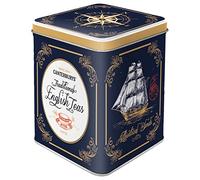 Nostalgic-Art Retro Tea Canister 100g Traditional English Teas - Gift Idea for Tea Lovers Storage for Loose Tea and Tea Bags Vintage Design