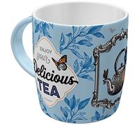 Nostalgic-Art Retro Tea Mug 330ml Always Time for a Tea - Gift Idea for Tea Lovers Ceramic Mug Vintage Design with Saying