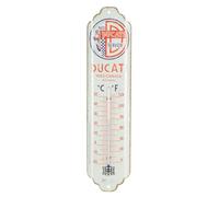 Nostalgic-Art Retro thermometer, 7 x 28 cm, Ducati - Moto Servizio Meccanica - Gift idea for bikers, Official License Product (OLP), made of metal, vintage design