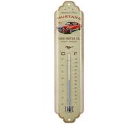 Nostalgic-Art Retro thermometer, 7 x 28 cm, Ford Mustang - GT 1967 Red - Gift idea for Ford fans, made of metal, vintage design