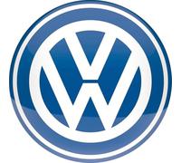 Nostalgic-Art Retro tin sign, Ø 35 cm, VW - Logo - VW Bus Gift idea, Official License Product (OLP), made of metal, vintage design