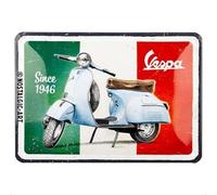 Nostalgic-Art Retro tin sign, 15 x 20 cm, Vespa - Since 1946 - Gift idea for scooter fans, made of metal, vintage design