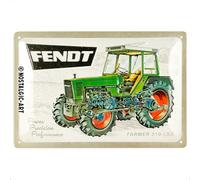 Nostalgic-Art Retro Tin Sign, 20 x 30 cm, Fendt - Farmer 310 LSA - Gift Idea for Tractor Fans, Original Licensed Product (OLP), Made of Metal, Vintage Design, Tin Signs Sayings
