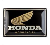 Retro tin sign metal sign vintage 8 x 12 in - Honda MC - Motorcycles Gold