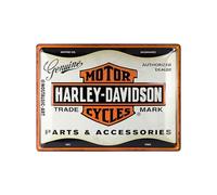 Nostalgic-Art Retro tin sign, 30 x 40 cm, Harley-Davidson - Parts & Accessoires - Gift idea for bikers, Official License Product (OLP), made of metal, vintage design