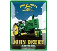 Nostalgic Art Tin Sign John Deere Made With Pride 30 x 40 cm