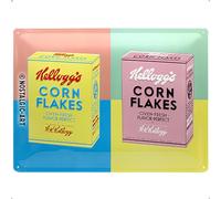 Nostalgic-Art Retro Tin Sign - Kellogg's - Package Pop Art - Kitchen gift idea, Metal Plaque, Vintage design for wall decoration, 30 x 40 cm