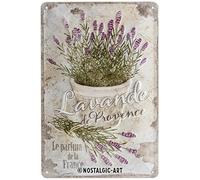 Nostalgic Art Retro Tin Sign – Home & Country – Lavande de Provence – gift