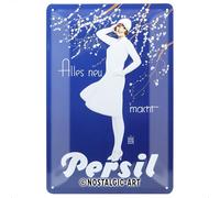 Nostalgic-Art Retro Tin Sign - Persil - Lady in White - Gift idea for fans of nostalgia, Metal Plaque, 20 x 30 cm