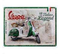 Tin sign metal sign 12 x 16 in -Vespa - Italian Legend