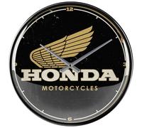 Nostalgic-Art Retro Wall Clock, Diameter 31 cm, Honda MC - Motorcycles - Gift Idea for Honda Accessories Fans, Original Licensed Product (OLP), Large Kitchen Clock, Vintage Design