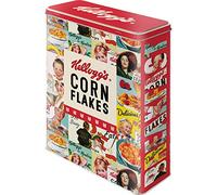 Nostalgic-Art Retro XL Storage Jar 4 Litre Kellogg's - Corn Flakes Collage - Gift Idea for the Kitchen, Storage Box for Cornflakes, Vintage Design