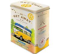 Nostalgic-Art Storage jar, Large Coffee tin, Volkswagen Bulli-Let's Get Away, 3 L
