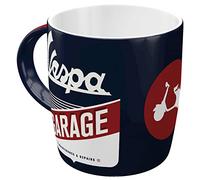 Nostalgic-Art Vespa Retro Coffee Mug, Garage - Gift Idea for Scooter Fans, Funny Large Ceramic Mug with Saying, Vintage Design, 11 Ounce (1 Pack)