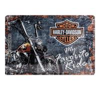 Nostalgic-Art - Vintage Tin Door Sign Wall Plaque 8x12" - Harley-Davidson #4
