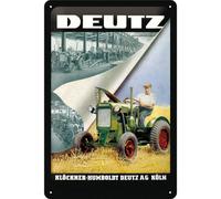 Nostalgic-Art - Vintage Tin Sign Wall Plaque 8x12" - Deutz Klöckner