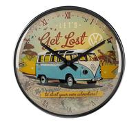 51058 Volkswagen - VW Bulli - Let's Get Lost, Wall Clock 31cm