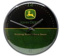 Nostalgic-Art - Wall Clock Kitchen Clock Ø 12" Analog Battery - John Deere #2