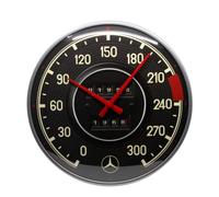 Nostalgic-Art 51091 Mercedes-Benz Speedometer Retro Wall Clock Gift Idea for Car Accessory Fans Large Kitchen Clock Vintage Design for Decoration 31 cm