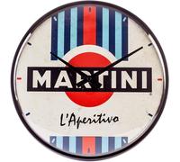 Nostalgic-Art - Wall Clock Kitchen Clock Ø 12" Analog Metal Battery - Martini