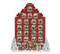 Nostalgic Christmas House with 24 pop-up Coppenwrath Advent Calendar 52 x 38 cm