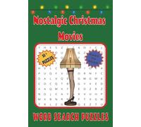 Nostalgic Christmas Movies Word Search Puzzles: Nostalgic Christmas Movies Word Search Puzzle Book for Adults-Easy-to-Read Print, Relaxing Holiday ... Ideal for Gifts, Travel, and Quiet Moments.