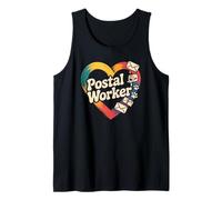 Nostalgic City Carrier Walking the Daily delivery Path Tank Top