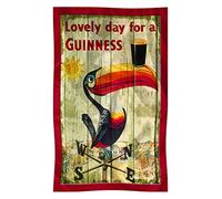 Nostalgic Guinness Cotton T-Towel With Toucan On Weathervane Design