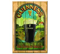 Nostalgic Guinness Wooden Sign With Taste Of Ireland And Pint Design