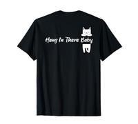 Nostalgic Hang In There Baby Cute Kitty Therapy T-Shirt