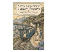 Nostalgic Japanese Railway Journeys: 50 Peaceful Coastal, Countryside, and Station Scenes to Color