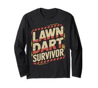 Nostalgic Lawn Darts Survivor Long Sleeve T-Shirt