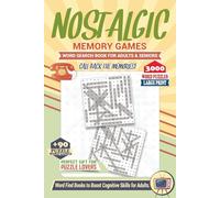 NOSTALGIC MEMORY GAME WORD SEARCH for Adults & Seniors: Large Print Word Puzzles for Sparking Memories and Relaxation. Word Game Books to Boost ... Books - The Perfect Gift for Adults, Seniors